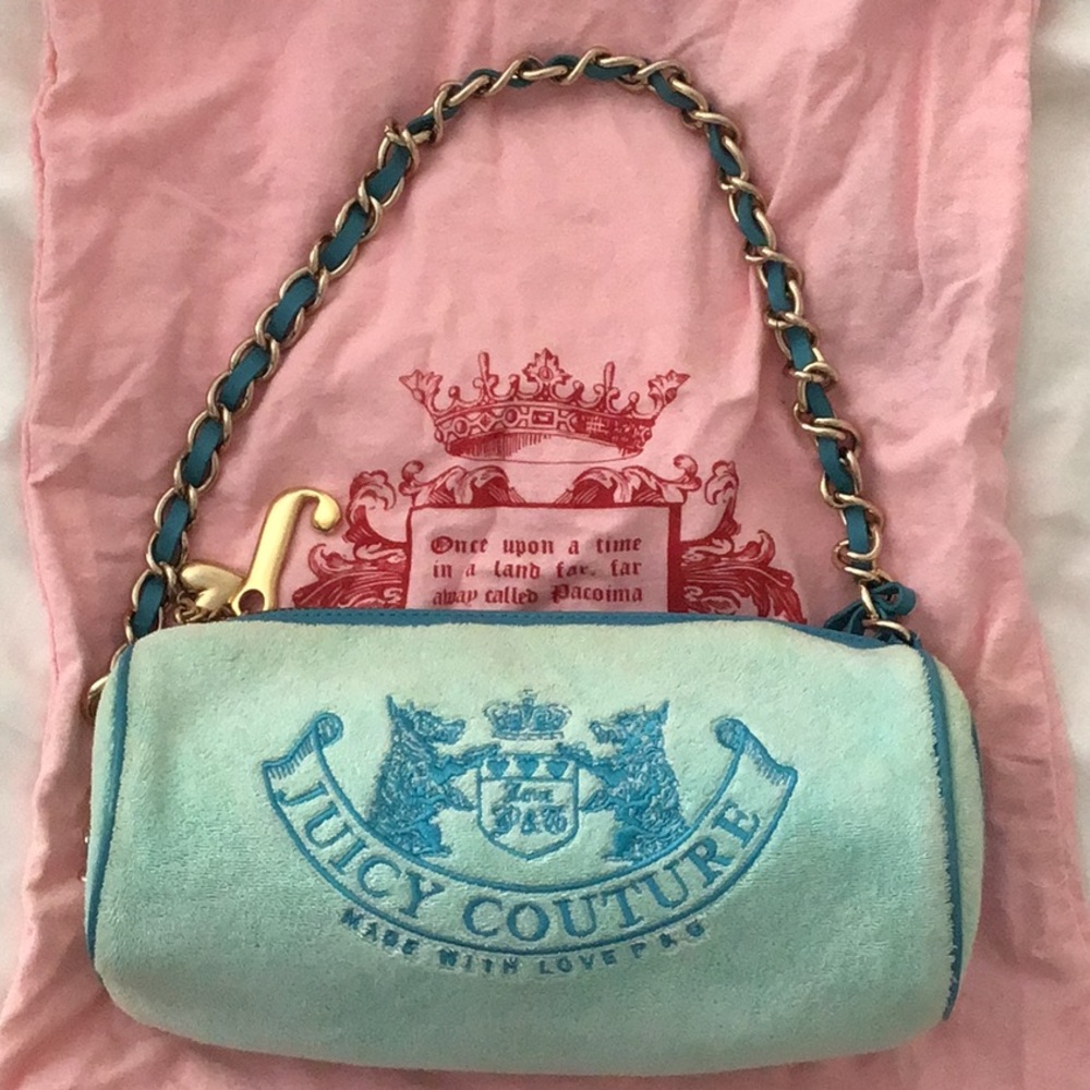 Y2K JUICY BARREL BAG- with pink dust bag